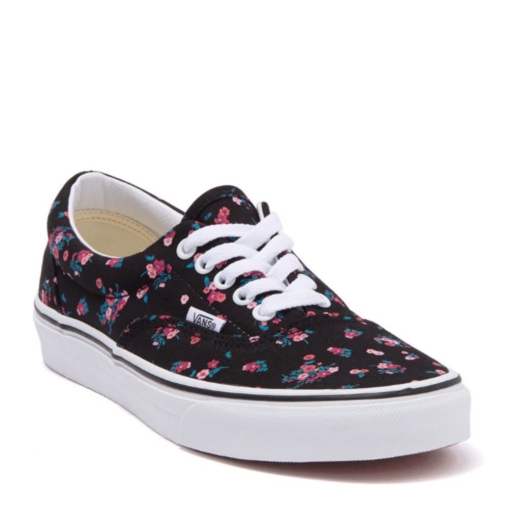 New Vans Era (Ditsy Floral) Black/True White